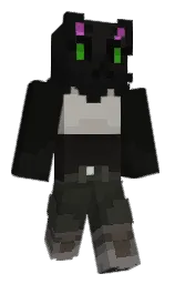 cod gray and rangoon green Minecraft skin — Classic model — first worn by AppleBlossoms_