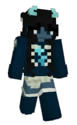 daintree and cod gray Minecraft skin — Slim model — first worn by booSilver