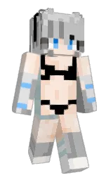 peach cream and mercury Minecraft skin — Slim model