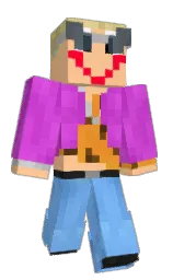 peach orange and carrot orange Minecraft skin — Classic model — first worn by 11Concord