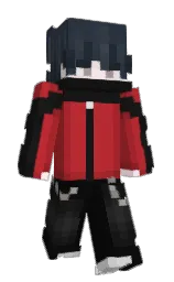 mexican red and cod gray Minecraft skin — Slim model — first worn by EmirssoN