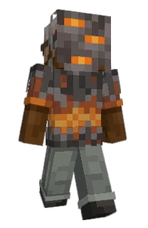 Front of YazB's skin