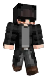 mine shaft and cod gray Minecraft skin — Slim model — first worn by marcospikachu