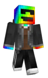 black and mine shaft Minecraft skin — Classic model