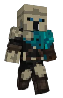 Front of Pollyo's skin