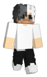 white and navajo white Minecraft skin — Classic model
