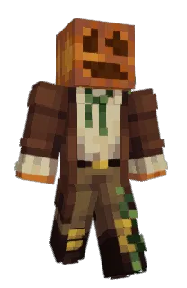 Front of Pardow's skin