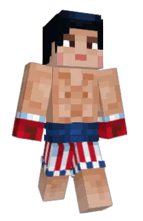 Front of Eftyen's skin