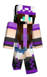 CryDeBest's Minecraft skin wearing the Cherry Blossom cape