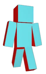 red and spray Minecraft skin — Classic model — first worn by hi_anton