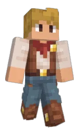 Ohnsehh's Minecraft skin wearing the Menace cape