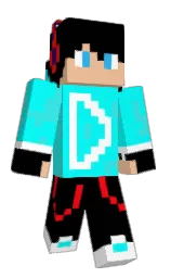 DeCi7's Minecraft skin wearing the Migrator cape