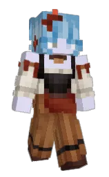link water and mule fawn Minecraft skin — Slim model — first worn by frog_ponds
