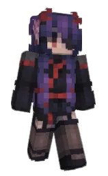 ScarslaSama's Minecraft skin wearing the Migrator cape