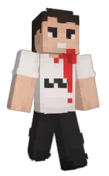 suckzor's Minecraft skin wearing the Pan cape