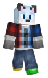 Velcky's Minecraft skin wearing the Copper cape