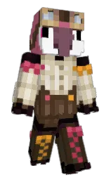 saddle and asphalt Minecraft skin — Slim model — first worn by Cherry_Rock