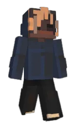 tuna and oxford blue Minecraft skin — Slim model — first worn by buumpiy