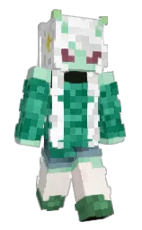 white and bridal heath Minecraft skin — Slim model — first worn by jaorii