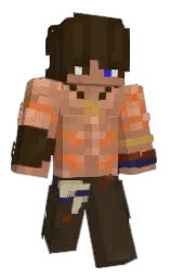 brown tumbleweed and bistre Minecraft skin — Classic model