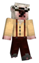 Back of Minecraft skin