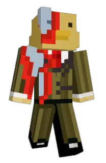 Front of Healedblade's skin