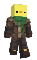 paris daisy and cocoa brown Minecraft skin — Slim model — first worn by chaaynik