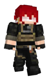 Front of Cinim's skin