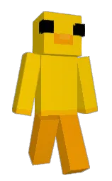 amber and orange peel Minecraft skin — Slim model — first worn by samko2