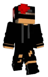 black and porsche Minecraft skin — Classic model