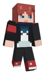 shark and apple blossom Minecraft skin — Slim model — first worn by pompom1022