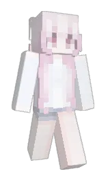 link water and rose white Minecraft skin — Slim model — first worn by LinoYo