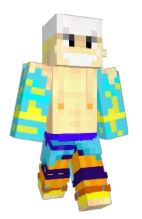 Front of Thurthy's skin