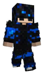 woodsmoke and resolution blue Minecraft skin — Classic model