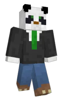 Front of PookyPanda's skin