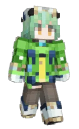 Aquaman4099's Minecraft skin wearing the 15th Anniversary cape