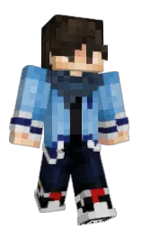 DeriCreme's Minecraft skin wearing the Migrator cape