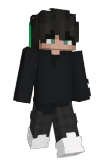 Front of Mintblade's skin
