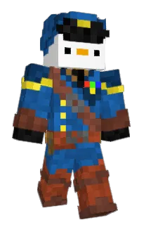 Front of Rickness's skin