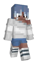 kaycicle's Minecraft skin wearing the Pan cape