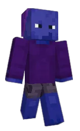 jacksons purple and chambray Minecraft skin — Classic model — first worn by Mr_Genes