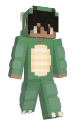 laurel and viridian green Minecraft skin — Slim model — first worn by xncj