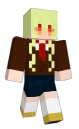dark ebony and texas Minecraft skin — Slim model — first worn by gahu8