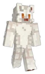 ecru white and merino Minecraft skin — Classic model — first worn by 1luba