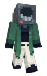 HorrorGuys's Minecraft skin wearing the Pan cape