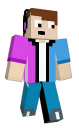 white and chamois Minecraft skin — Classic model