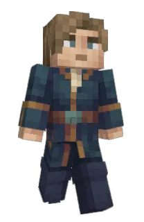 Front of Khammers's skin