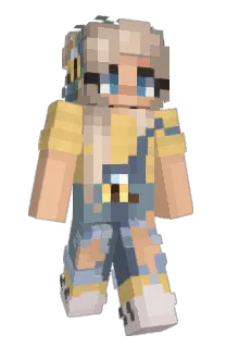 Front of M4yah's skin