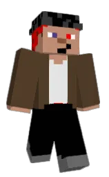 bluetit's Minecraft skin wearing the Builder cape