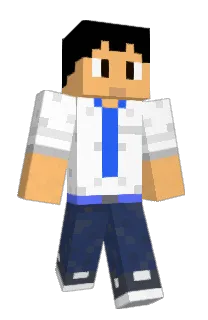 Front of Pedro's skin